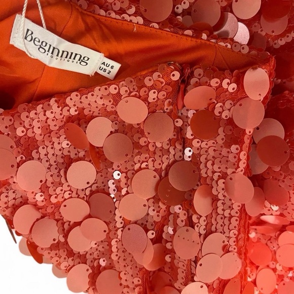 Sequin Coral Pants | Sz 2 | NWT! - Picture 9 of 9